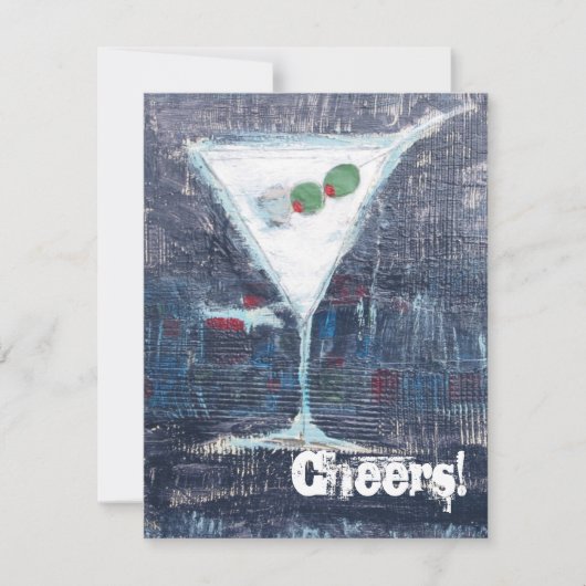 乾杯パーティー招待状 招待状 (正面)