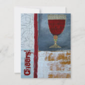 乾杯パーティー招待状 招待状 (正面)