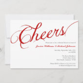 乾杯パーティー 招待状 (正面)