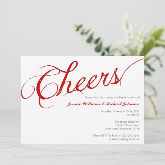 乾杯パーティー 招待状 (スタンド正面)