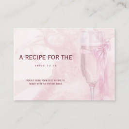 乾杯ラブ ワイングラス ボウタイ ブライダルシャワー エンクロージャーカード