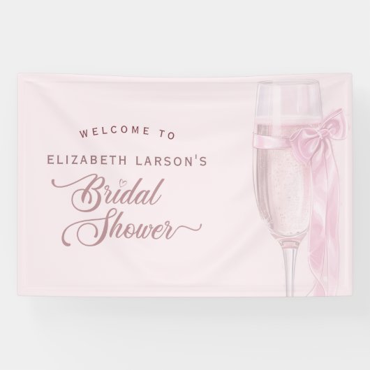 乾杯ラブ ワイングラス ボウタイ ブライダルシャワー 横断幕 (横)