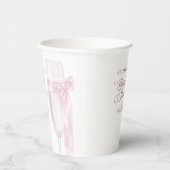 乾杯ラブ ワイングラス ボウタイ ブライダルシャワー 紙コップ (右)