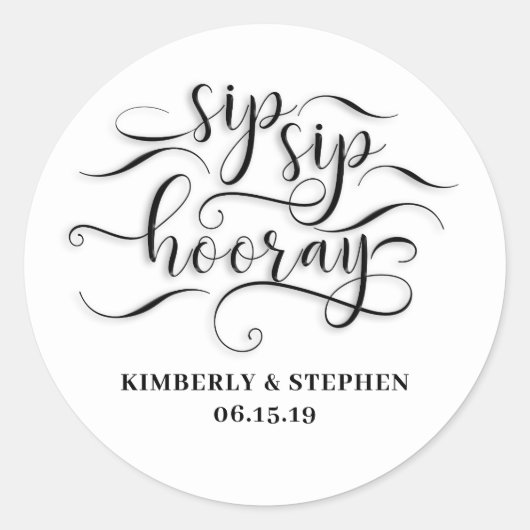 乾杯乾杯万歳 ラウンドシール (正面)