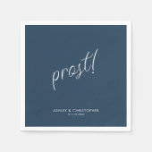 乾杯！インディゴブルー ミニマル あらゆるシーンに対応するカクテル スタンダードカクテルナプキン (正面)