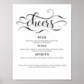 乾杯 ウェディング バー サイン (正面)