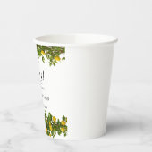 乾杯 ウェディング レモン 食器＆装飾 紙コップ (左)