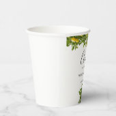 乾杯 ウェディング レモン 食器＆装飾 紙コップ (右)