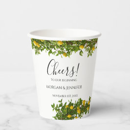 乾杯 ウェディング レモン 食器＆装飾 紙コップ