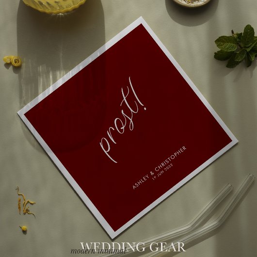 乾杯！クライマックスレッド ミニマル あらゆるシーンに対応するカクテル スタンダードカクテルナプキン