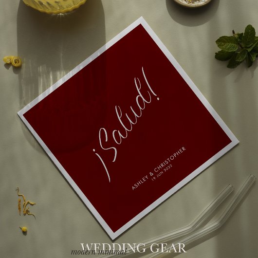 乾杯！クリムゾンレッド ミニマル あらゆるシーンに対応するカクテル スタンダードカクテルナプキン