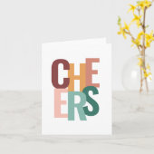 乾杯！グリーティングカード カード (黄色い花)