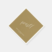 乾杯！ ゴールド ミニマル どんなシーンにも合うカクテル スタンダードカクテルナプキン (角)