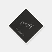 乾杯！スモークブラック ミニマル あらゆるシーンに対応するカクテル スタンダードカクテルナプキン (角)