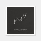 乾杯！スモークブラック ミニマル どんなシーンにも使えるカクテル スタンダードカクテルナプキン (正面)