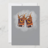 乾杯 ダブル セレブレーション ウイスキー グラス 招待状 (裏面)