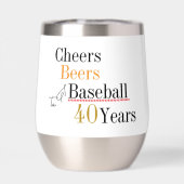 乾杯 ビール 野球 40歳の誕生日パーティー (背面)