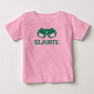 乾杯 ピンクのシッピーTシャツ ベビーTシャツ