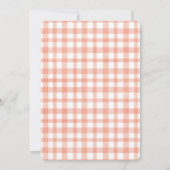 乾杯 ブライダルシャワー ワイングラス ピンク 招待状 (裏面)