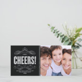 乾杯！｜ホリデー フォト カード (スタンド正面)