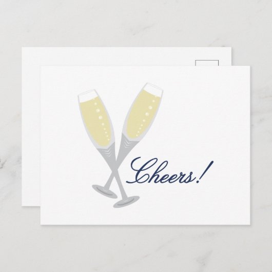 乾杯 ポストカード (正面/裏面)