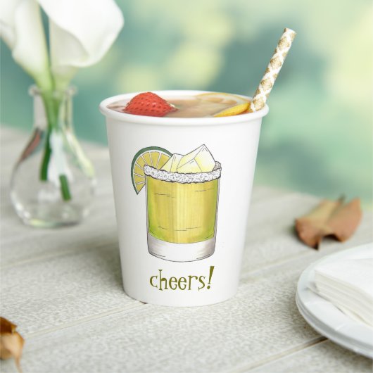 乾杯！マルグリータ カクテル 21歳の誕生日パーティー 紙コップ (インサイチュ)