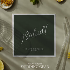 乾杯！ モスグリーン ミニマル あらゆるシーンに対応するカクテル スタンダードカクテルナプキン