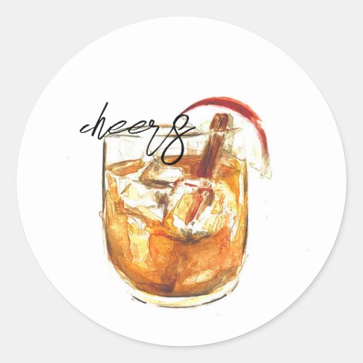 乾杯 ラウンドシール (正面)