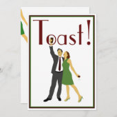 乾杯！リハーサルディナー/パーティー招待状 招待状 (正面/裏面)