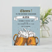 乾杯 レトロ ビア マグ 招待状 (スタンド正面)