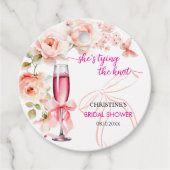 乾杯!彼女は結婚する! ブライダルシャワー フェイバータグ (正面)