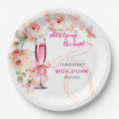 乾杯！彼女は結婚する！ ブライダルシャワー ペーパープレート (正面)