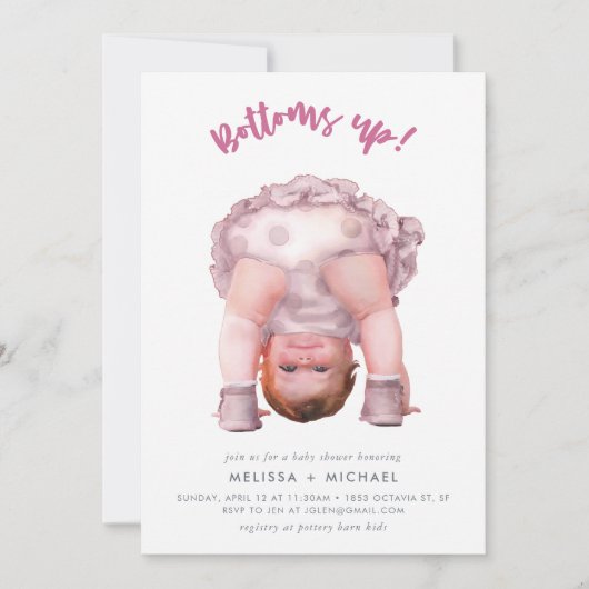 乾杯！ 招待状 (正面)