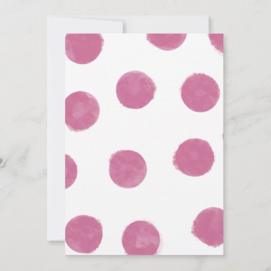 乾杯! 招待状 (裏面)