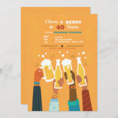 乾杯！ 招待状 (正面/裏面)