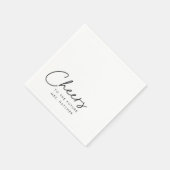 乾杯！未来のミセス・ブライダルシャワー スタンダードカクテルナプキン (角)