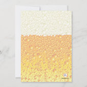 乾杯!独身パーティーの招待状 招待状 (裏面)