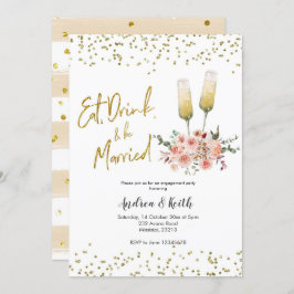 乾杯！結婚おめでとう！ 招待状