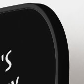 乾杯!結婚式の前夜祭 新郎の友人たちへの感謝の気持ちを込めて ピックルボールラケット (左詳細)