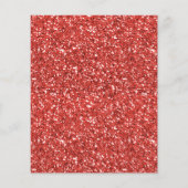 乾杯!50周年 赤い輝きのワインボトル ヒール付き招待状 チラシ (裏面)