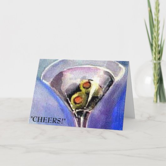 「乾杯！」By Karen J. Layer カード (正面)