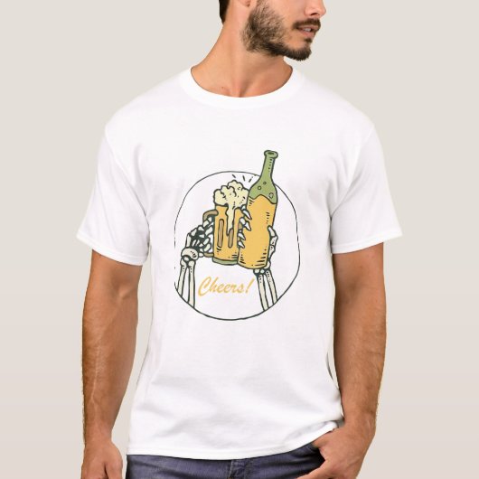 乾杯！ Tシャツ (正面)