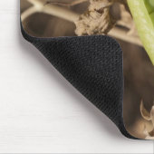 乾燥されたエンドウ豆の鞘の植物のグリーンピースのポッド マウスパッド (コーナー)