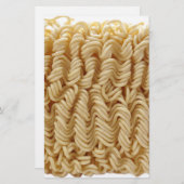 乾燥されたラーメンヌードル 便箋 (正面/裏面)