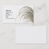 乾燥された草原草 名刺 (正面/裏面)