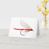 乾燥したはえの赤の採取 カード (黄色い花)