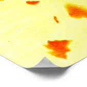 乾燥したケシの茎と種子サンプリントポスター ポスター (角)