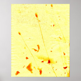 乾燥したケシの茎と種子サンプリントポスター ポスター