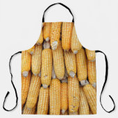 乾燥したトウモロコシを積み上げた。 エプロン (正面)