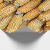 乾燥したトウモロコシを積み上げた。 ラッピングペーパー (角)
